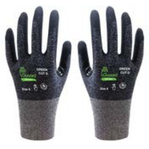 GANT ACIER HPPE T10 END. NITRILE NOIR/BLANC JAUGE 18