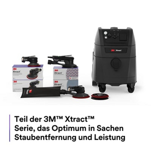3M XTRACT LEVIGATRICE ROTORBITALE PNEUMATICA, 88954, 150 MM, ASPIRAZIONE CENTRA., ORBITA DA 5 MM 7100258801