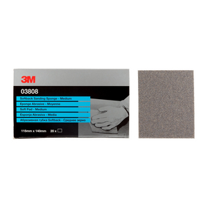 PANNO SPUGNA ABRASIVO , 115 MM X 140 MM, GRANA MEDIA, 03808 7000043357