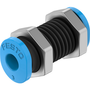 QSMS-3 Push-in bulkhead connector