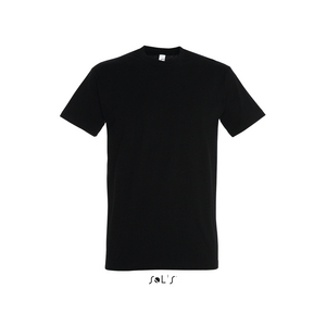 TEE SHIRT IMPERIAL NOIR COL L ROND COTON