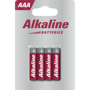 PILE ALCALINE AAA-LR3- PACK X4 BLISTER