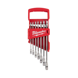 MILWAUKEE RINGRATEL-STEEKSLEUTELSET MAXBITE INCH (7DLG)
