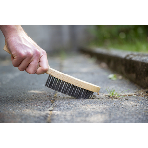 BROSSE A MAIN MANCHE B. LG.295MM 5RGS ACIER DR. 0,35MM (T=25MM)