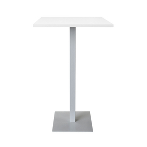MANGE-DEBOUT L70XP70XH112CM PIED CENTRAL ALU PLAT 25MM BLC