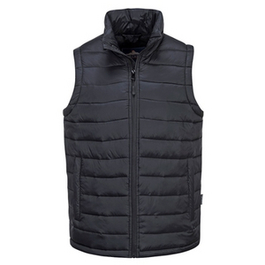 PORTWEST BODYWARMER BAFFLE ASPEN S544 ZWART MT S