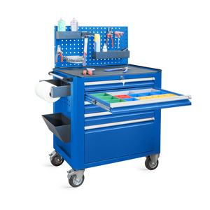 SERVANTE D'ATELIER BLEU5010 5TIR 2X75,2X100,1X300 CLES CENTRAL