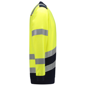 TRICORP SWEATER MULTINORM 303002 FLUO GEEL/INKT BL MT 4XL