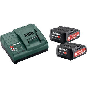 01780082, 8110400020 Akku Basis-Set 12,0 V Metabo 2x12,0V 2,0 Ah LG SC 30 Karton