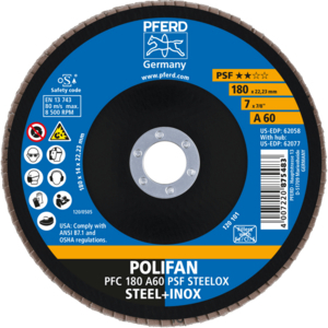 PFERD 67746185 Polifan Pfc 180 A 60 Psf