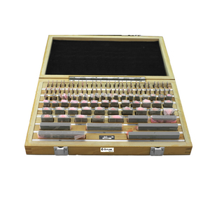 GAUGE BLOCKS STEEL SET - 111 PCS - GRADE 2 (1,0005/1,001-1,009/1,01-1,49/1-24,5/24-100MM) 892315