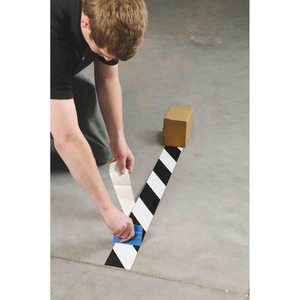 PACK 1 TOUGHSTRIPE FLOOR MARKING TAPE 104319-TOUG1 BLKWT