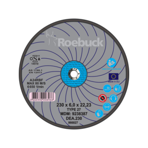 DISCO PER SBAVATURA DEA - ACCIAIO HUB OFFSET DIAMETRO 230SPESSORE 6 866827