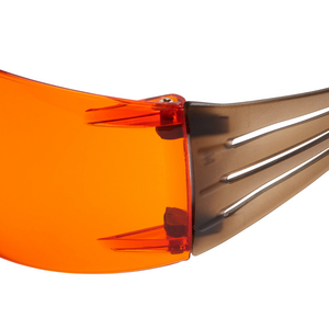 SF406SGAF-BLA SECUREFIT 400 OCCHIALE LENTE IN PC ARANCIO, SCOTCHGARD, MONTATURA MARRONE/NERO, SF406S 7100148075