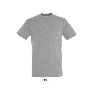 TEE SHIRT REGENT GRIS 1380 T-M COTON MC COL ROND
