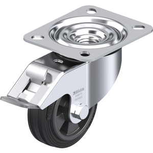 ROULETTE PIVOT. 50KG D. 80MM AC BAND.CAOUT 25MM MOY ROULX+FR