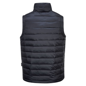 PORTWEST BODYWARMER BAFFLE ASPEN S544 ZWART MT S