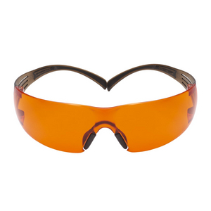 SF406SGAF-BLA SECUREFIT 400 OCCHIALE LENTE IN PC ARANCIO, SCOTCHGARD, MONTATURA MARRONE/NERO, SF406S 7100148075