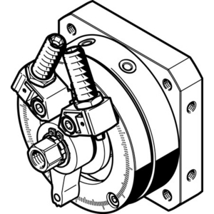 566208-ATTUATORE OSCILLANTE DSM-25-270-P1-FW-A-B