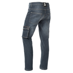 BRAMS PARIS JEANS HEREN STRETCH DAVID R12 M.BLAUW MT L32W28