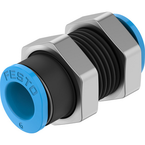 QSMS-6 Push-in bulkhead connector