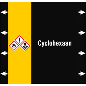 BRADY LEIDINGMERKER 220X210 CYCLOHEXAAN