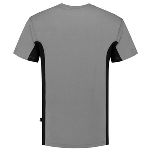 TRICORP T-SHIRT BORSTZAK 102002 GRIJS/ZWART MT 6XL