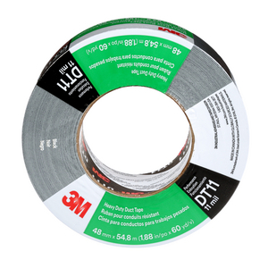 RUBAN ADHESIF TOILE 3M DT11 NOIR EP 0,28MM, 48MMX55M UC24