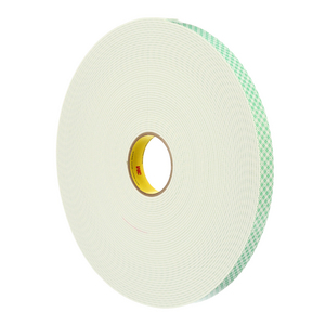 RUBAN ADH. MOUSSE DF PU BLANC 4008 33 M X 25,4 MM UC 9