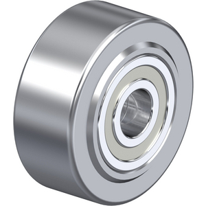 ROUE 1700KG D.100MM 40MM ACIER ROUE MONOBLOC MOYEU BILLE