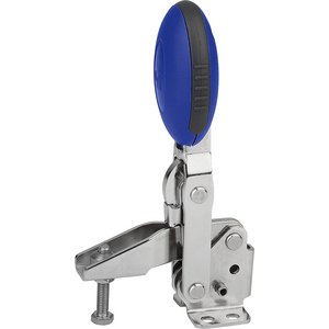 K0662.106001 Schnellspanner vertikal Edelstahl, Komp:Blau, M=M06X35