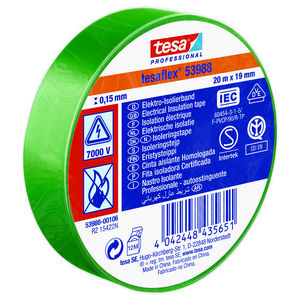 NASTRO ISOLANTE IMQ-VERDE-20 X 19 53988-00106-00