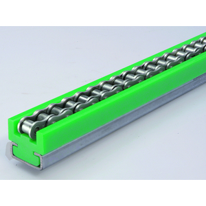 896189-PROFILO GUIDACATENA PE1000 L=2000MM. 18X25 VERDE (06B1) C/SCANALATURE C3 BE0C3-2000