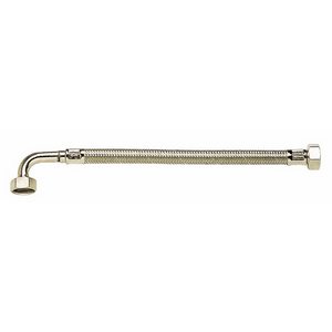 FLEXIBLE TRESSE INOX COUDE FF 15/21 LG 1000 DIAM 13