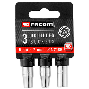 FACOM DOPPENSET 1/4 5-6-7 R.SPB