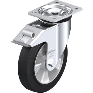 ROULETTE PIVOT. 450KG D.200MM AC BAND.CAOUT 50MM MOY BILLE+FR