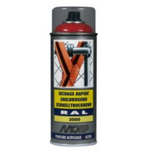 MOTIP INDUSTRIAL RAL 3000 VUURROOD 400ML 07090
