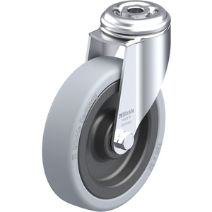 ROULETTE PIVOT. 100KG D.125MM AC BAND.CAOUT 32MM MOY BILLE