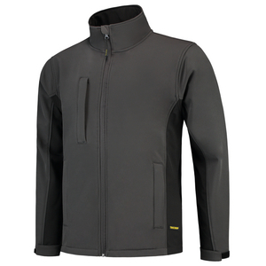 TRICORP SOFTSHELL 402002 DONKER GRIJS/ZWART MT M