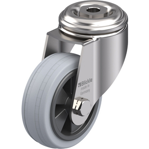 ROULETTE PIVOT. 60KG D. 80MM IN BAND.CAOUT 25MM MOY LISSE