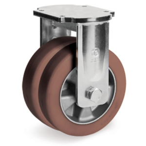 RUOTA 58HT 160X50 POLIURETANO TR-POWERHIGH ALTO SPESSORE NUCLEO ALLUMINIO SUPP. FISSO EEG MHD 585174