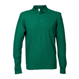 POLO MANICA LUNGA TUNISI GREEN 992545 # L GREEN