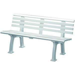 3110032780 Bank Mod. Sylt 3 Sitzer weiß 150 cm