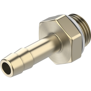 N-1/4-P-6-MS Barbed hose fitting