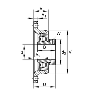 0096286730000-UNITÅ DI ALLOGGIO FLANGIATA PCJT40-XL-N-FA125