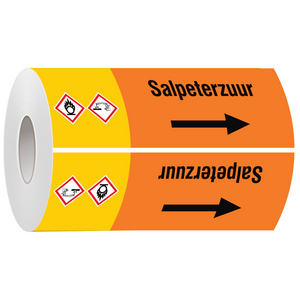 BRADY LEIDINGMERKER 300MM SALPETERZUUR (ROL=30M)