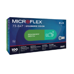 73-847-7.5-8 GRÜN Einmalhandschuhe für Labor Anwendung MICROFLEX