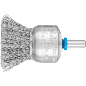 PFERD Shank mounted end brush, crimped PBU 3029/6 INOX 0,20