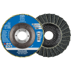 PFERD POLIVLIES® flap disc PVL 115 A 240 F
