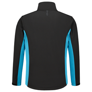 TRICORP SOFTSHELL 402002 ZWART/TURQUOISE MT 6XL